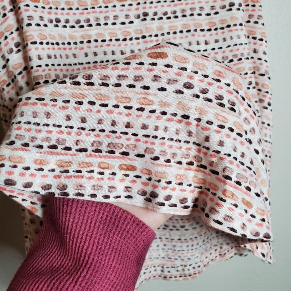 Artisan NY 100% Linen Patterned Tank Top Size S Earthy Neutral Sleeveless Boho - Picture 4 of 10